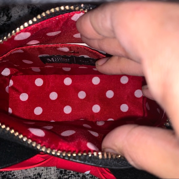 Kate Spade New York X Minnie Mouse Small Neema Backpack, Wallet, & Crossbody NWT - Picture 11 of 13